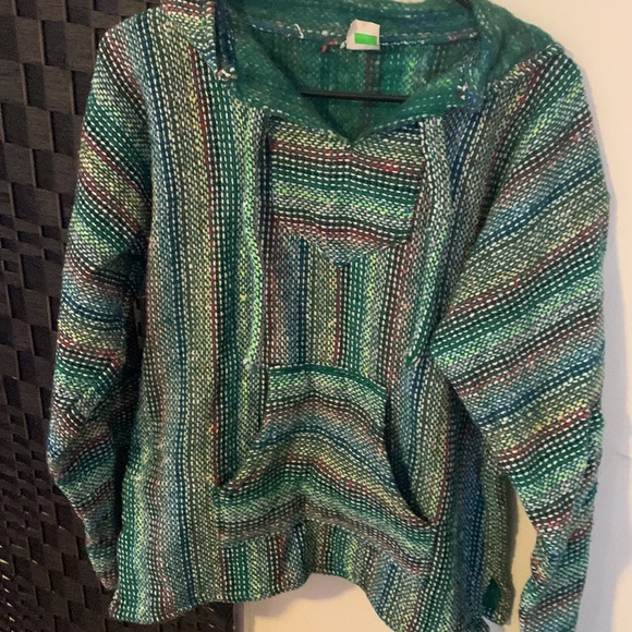 Size medium Baja hoodie. Multi color - Picture 2 of 3